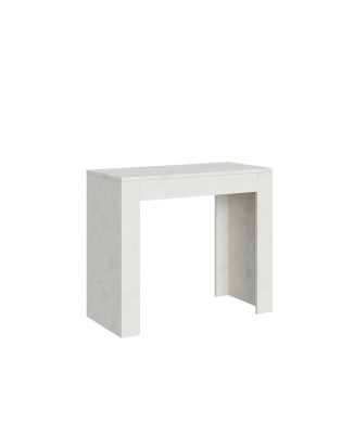 Emy Console Table - Extendable Console Table 90x42/198 cm Emy Small Spatula White