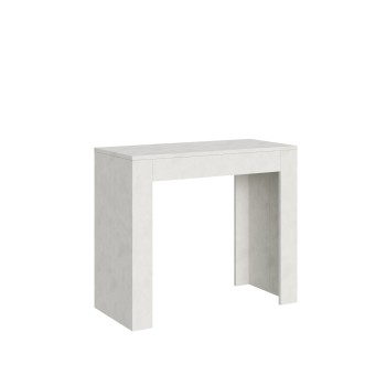Emy Console Table - Extendable Console Table 90x42/198 cm Emy Small Spatula White