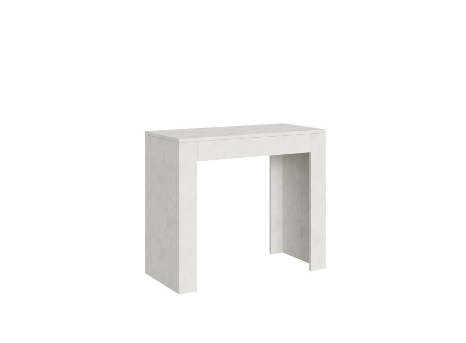 Emy Console Table - Extendable Console Table 90x42/198 cm Emy Small Spatula White