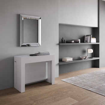 Evolve Console - Extendable console 90x42/302 cm Evolve white ash with internal extensions