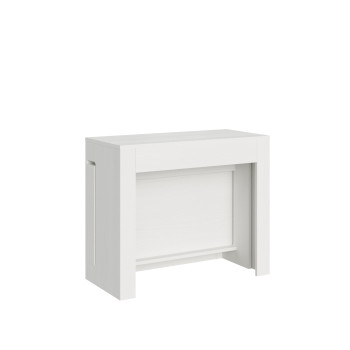 Evolve Console - Extendable console 90x42/302 cm Evolve white ash with internal extensions