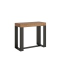 Extendable console table 90x40/190 cm Futura Small Anthracite frame