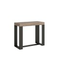 Extendable console table 90x40/196 cm Futura Small Premium Anthracite frame