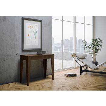 Isotta Console Table - Extendable Console Table 90x42/198 cm Isotta Small White Ash