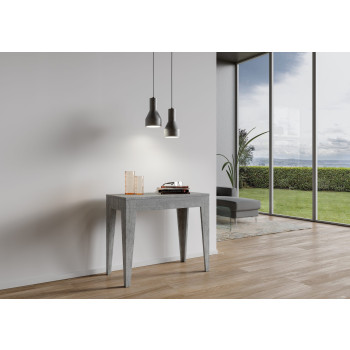 Isotta Console Table - Extendable Console Table 90x42/198 cm Isotta Small White Ash