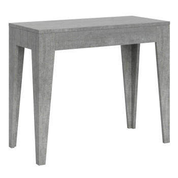 Isotta Console Table - Extendable Console Table 90x42/198 cm Isotta Small White Ash