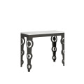 Karamay Small Evolution extendable console table 90x40/196 cm with anthracite frame