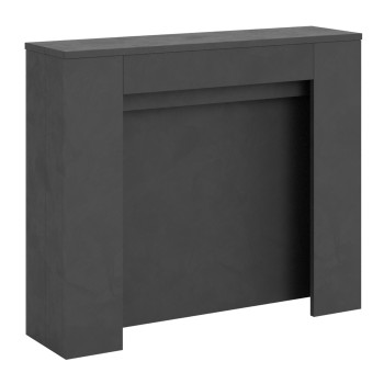 Kiba console table - Kiba extendable console table 90x25/211 cm white ash with internal extensions