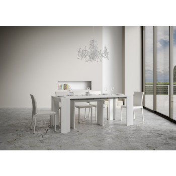 Mia Console Table - Extendable Console Table 90x42/198 cm Mia Small White Ash