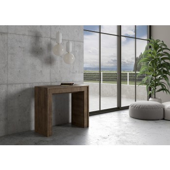 Mia Console Table - Extendable Console Table 90x42/198 cm Mia Small White Ash