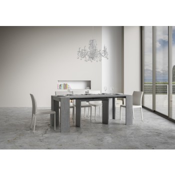 Mia Console Table - Extendable Console Table 90x42/198 cm Mia Small White Ash