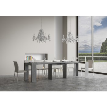 Mia Console Table - Extendable Console Table 90x42/302 cm Mia White Ash