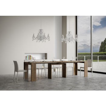 Mia Console Table - Extendable Console Table 90x42/302 cm Mia White Ash