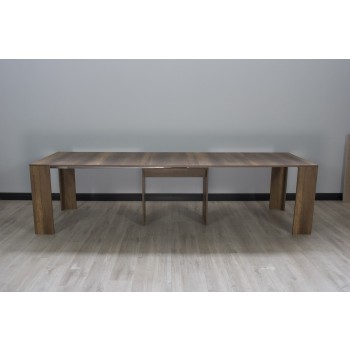 Mia Console Table - Extendable Console Table 90x42/302 cm Mia White Ash