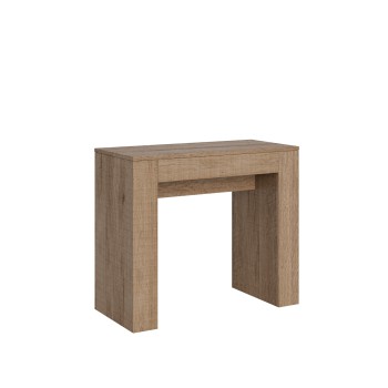 Modem Console - Extendable Console 90x42/198 cm Modem Small White Ash