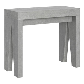 Naxy Console Table - Extendable Console Table 90x40/196 cm Naxy Small White Ash