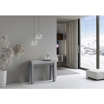 Naxy Console Table - Extendable Console Table 90x40/300 cm Naxy White Ash