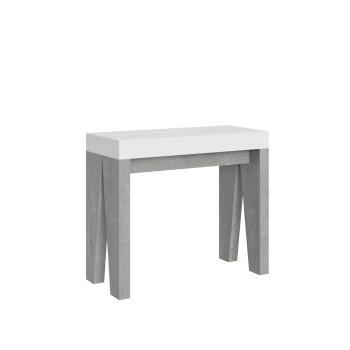 Naxy Console Table - Extendable Console Table 90x40/300 cm Naxy White Ash