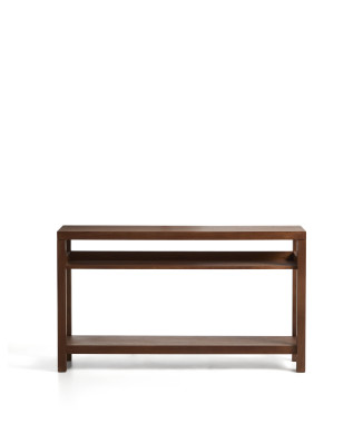 Norani console table in solid wood and acacia veneer 140 x 80 cm