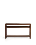 Norani console table in solid wood and acacia veneer 140 x 80 cm