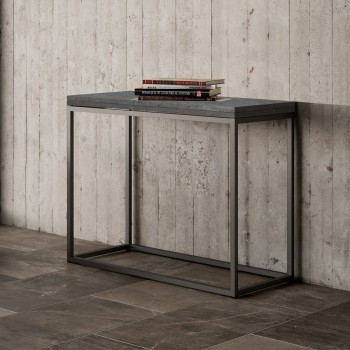 Nordica Libra console table with anthracite frame - 90x45/90 cm Nordica Libra opening console table with anthracite frame