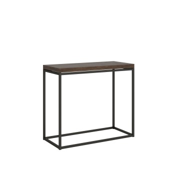 Nordica Libra console table with anthracite frame - 90x45/90 cm Nordica Libra opening console table with anthracite frame