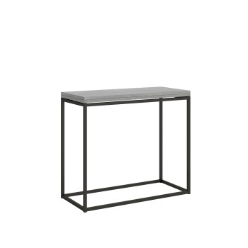 Nordica Libra console table with anthracite frame - 90x45/90 cm Nordica Libra opening console table with anthracite frame