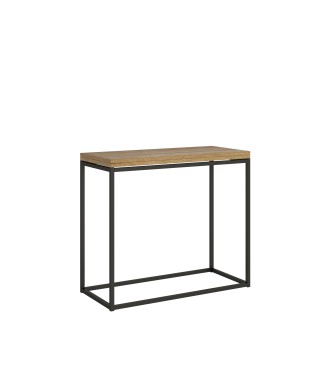 Nordica Libra console table with anthracite frame - 90x45/90 cm Nordica Libra opening console table with anthracite frame