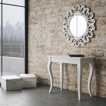 Olanda Console Table - Extendable Console Table 90x48/308 cm Olanda White Ash