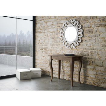 Olanda Console Table - Extendable Console Table 90x48/308 cm Olanda White Ash