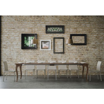 Olanda Console Table - Extendable Console Table 90x48/308 cm Olanda White Ash