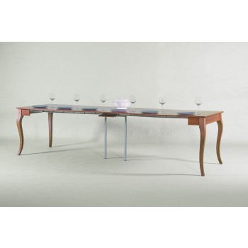 Olanda Console Table - Extendable Console Table 90x48/308 cm Olanda White Ash