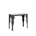 Paxon Small Evolution extendable console table 90x40/196 cm with anthracite frame