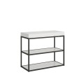 Extendable console table 90x40/196 cm Plano Small Anthracite frame