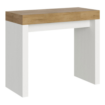 Roxell Console Table - Extendable Console Table 90x40/300 cm Roxell White Ash