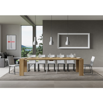 Roxell Console Table - Extendable Console Table 90x40/300 cm Roxell White Ash