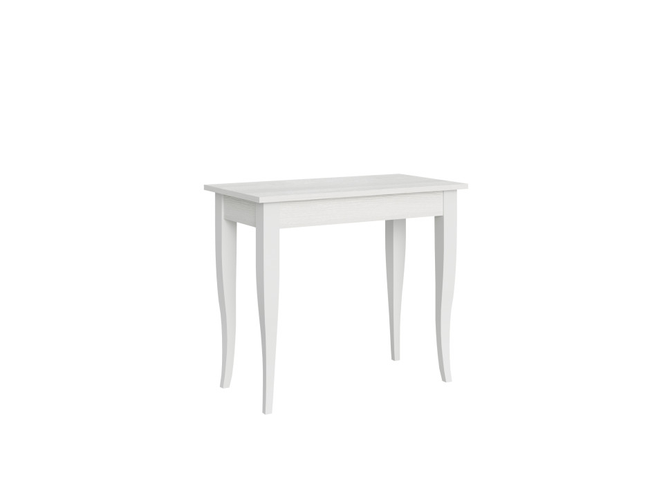 Sciabola Console Table - Extendable Console Table 90x48/204 cm Sciabola Small White Ash