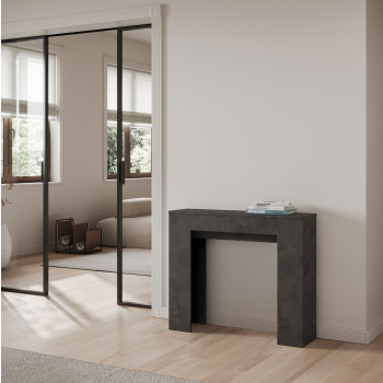 Slick Console Table - Extendable Console Table 90x25/181 cm Slick White Ash