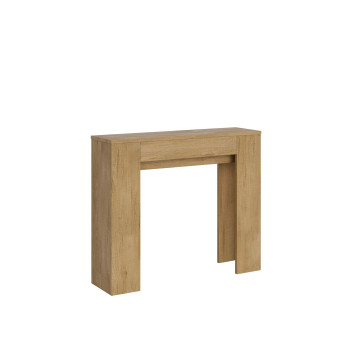 Slick Console Table - Extendable Console Table 90x25/181 cm Slick White Ash