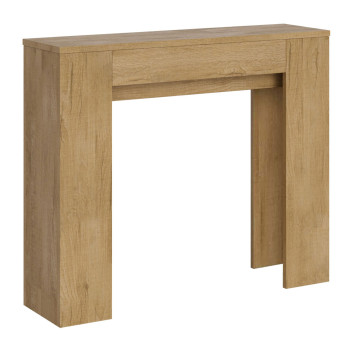 Slick Console Table - Extendable Console Table 90x25/181 cm Slick White Ash