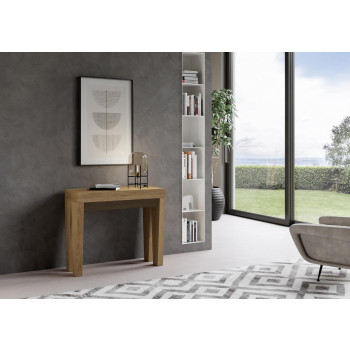 Spimbo Console Table - Extendable Console Table 90x40/196 cm Spimbo Small White Ash