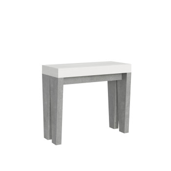 Spimbo Console Table - Extendable Console Table 90x40/300 cm Spimbo White Ash