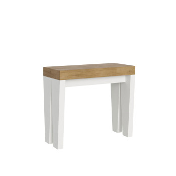 Spimbo Console Table - Extendable Console Table 90x40/300 cm Spimbo White Ash