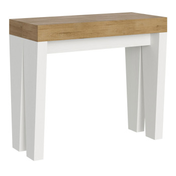 Spimbo Console Table - Extendable Console Table 90x40/300 cm Spimbo White Ash