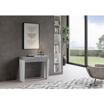 Spimbo Console Table - Extendable Console Table 90x40/300 cm Spimbo White Ash