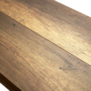 Tecno console table with anthracite legs - Tecno Small extendable console table 90x40/196 cm with white ash and anthracite legs