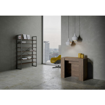 Venus console - Extendable console 90x48/296 cm Venus white ash with internal extensions