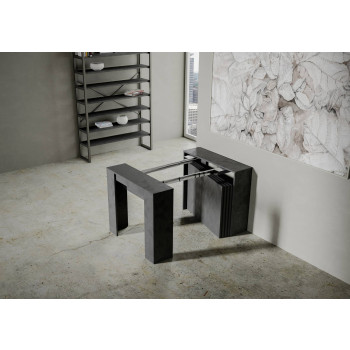Venus console - Extendable console 90x48/296 cm Venus white ash with internal extensions