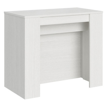 Venus console - Extendable console 90x48/296 cm Venus white ash with internal extensions