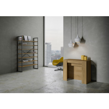 Venus console - Extendable console 90x48/296 cm Venus white ash with internal extensions